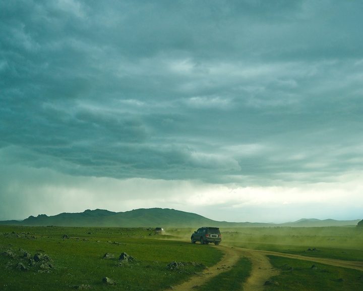 4x4 dans la steppe mongole